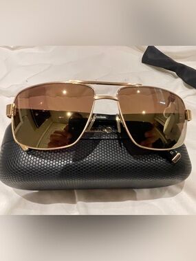 ZILLI Titanium Luxury Hand Made Acetate Polarized Sunglasses